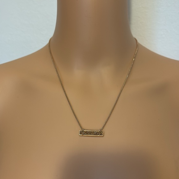 Kendra Scott Leanor Necklace in Rose Gold Tone Drusy necklace - Picture 3 of 10